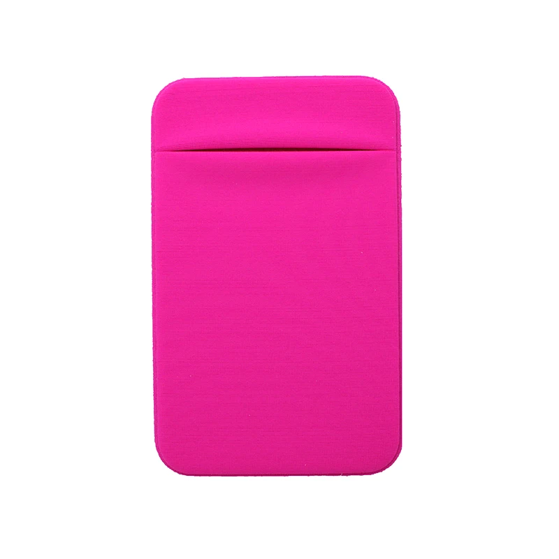 Rekbare mobiele telefoonzak, zelfklevende kaartportemonnee, unisex zelfklevende sticker, creditcardhoes, hoge kwaliteit