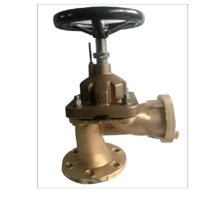 CEG4/27W-T Series right angle type flange brass diaphragm valve