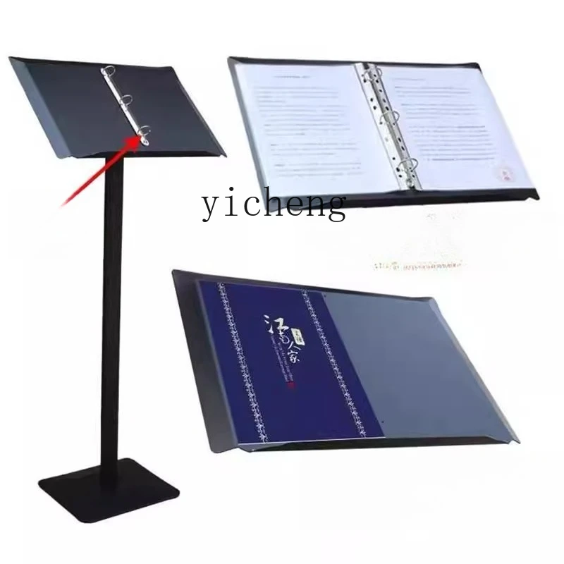 TQQ قائمة الوجه مطعم وصفة أوراق فضفاضة وصفة رف قسم المبيعات عقد كشك معلومات رف الدعاية #2