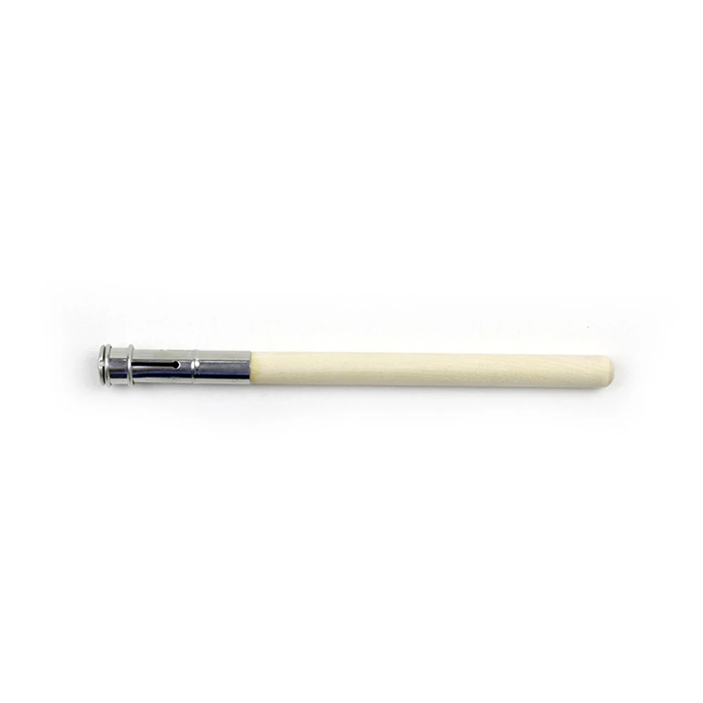 

5pcs PencilExtender MetalClamp WoodenHandle RoundHexagonalPencils AdjustableLengthener Lightweight Durable Practical