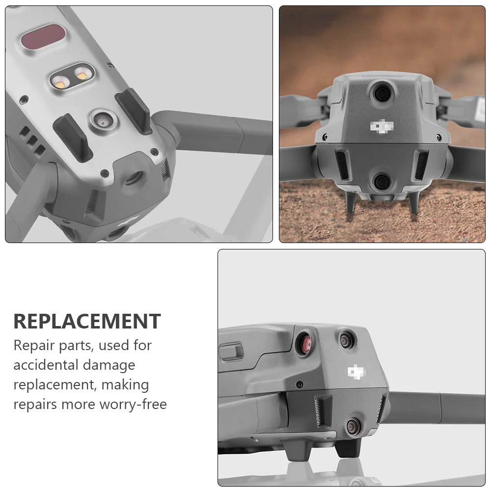 1 par para 2 Pro Zoom extensor de carcasa inferior de repuesto superficie mate fácil de instalar