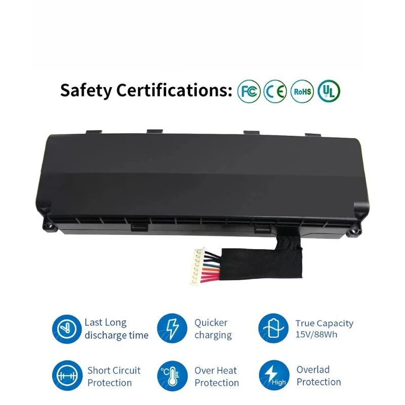 New A42N1403 15V 88Wh Laptop Battery for ASUS ROG G751JL 17.3