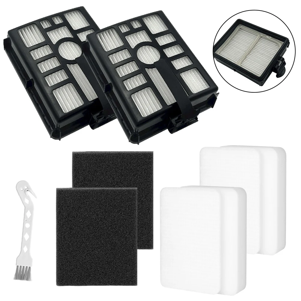 

Комплект сменных фильтров, приятный для стирки, совместимый с беспроводными пылесосами Shark (IW3511/IW3120), с чистящими щетками