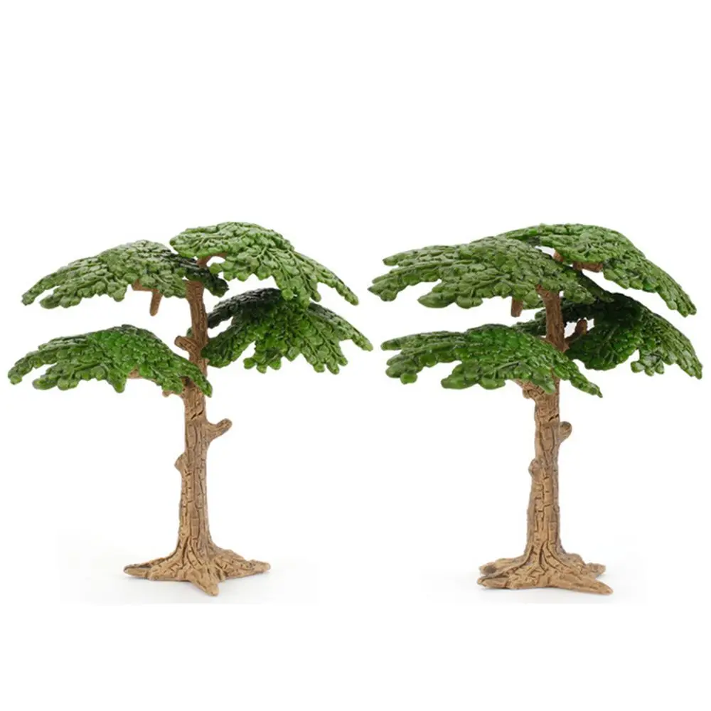 Miniature Trees Jurassic Period Plants Bush Scene Model Dollhouse Ornament Micro Landscape Layout Accessories Fairy Garden Decor