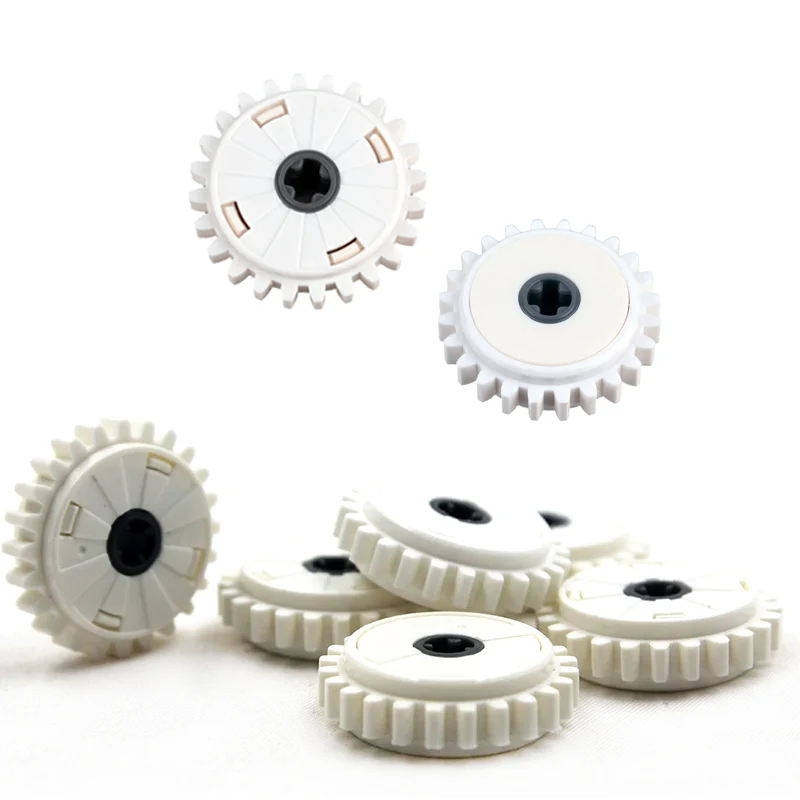 5 SZT./10 SZT. 24-zębowe Koło Zębate Technologiczne Klocki Konstrukcyjne Części Zestaw sprzęgła z redukcją 76244 MOC Klocki Zabawki Akcesoria do Modeli