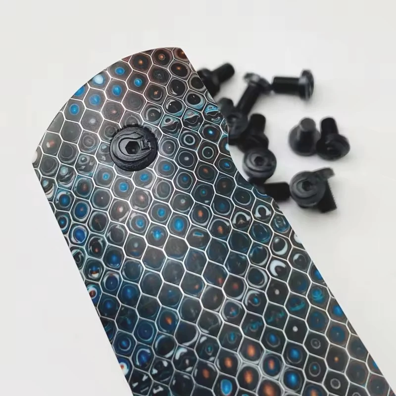 4Pieces 1911 Grips Screws with tool CNC Stainless Steel T8 Plum Screw black 1911 Grips Nail