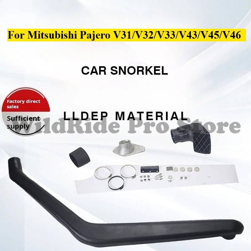 

For Mitsubishi Pajero V31/V32/V33/V43/V45/V46 Snorkel Kit Waterproof Air Intake Off-Road 4x4