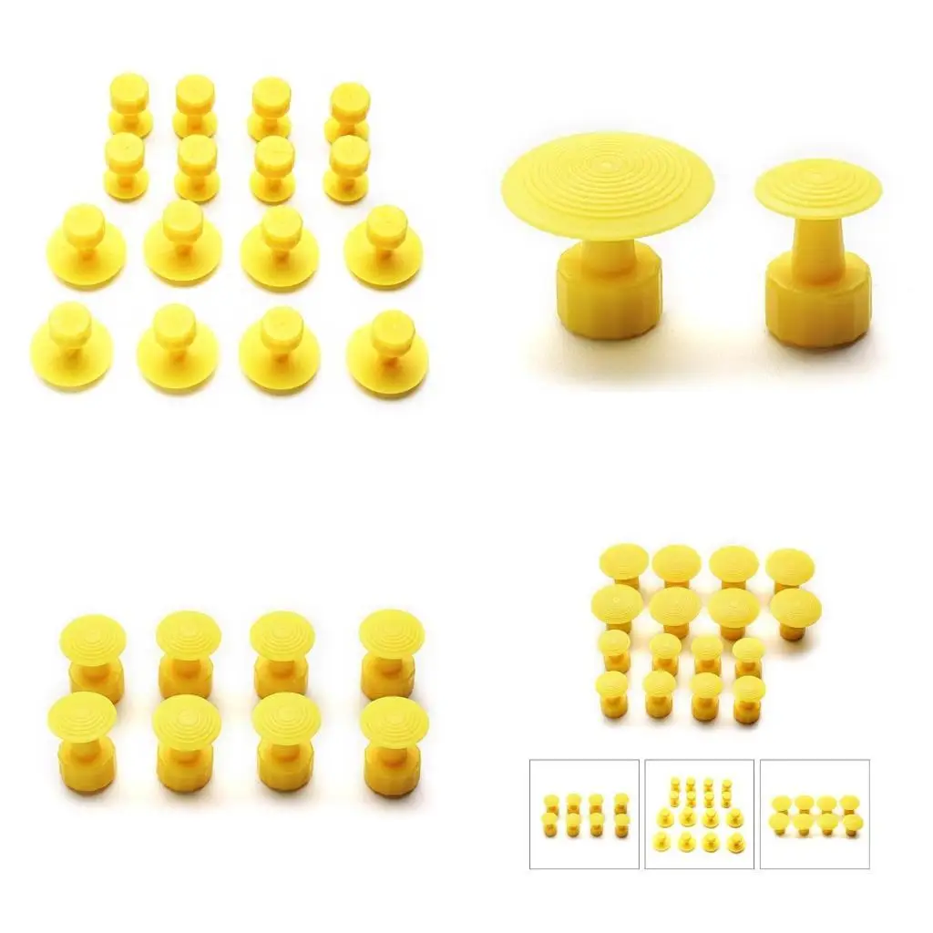 

652F 16Pcs Auto Car Body PaintlessDent Repair Removal Tools for 98% Dents, Car Dent Puller Tool