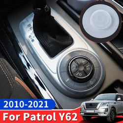 2010-2020 For Nissan Patrol Y62 Gearbox Cover Dust Cover Central Control Gear Protective Film Interior Modification Accessories