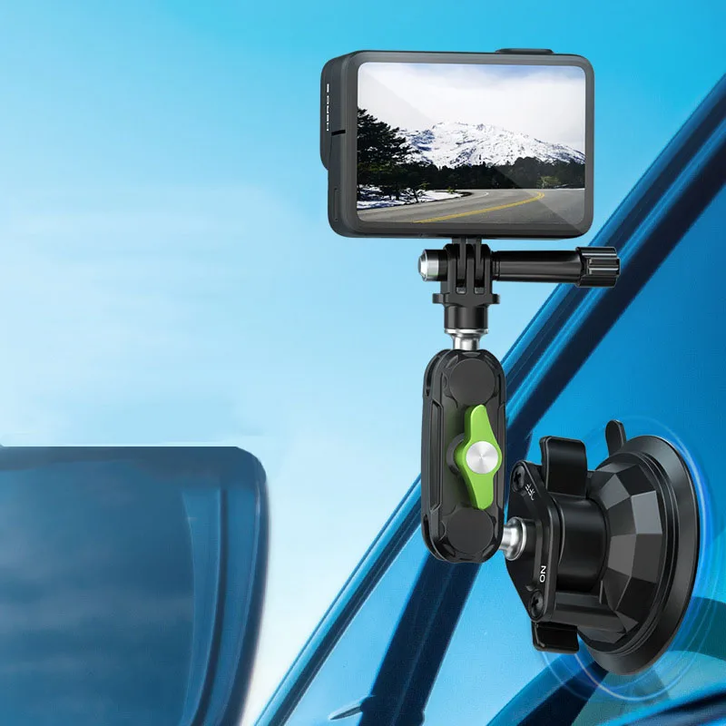 New Car Suction Cup Holder Motion Camera Mobile Phone Micro Single First Angle Glass Car Camera Holder Car Accessories