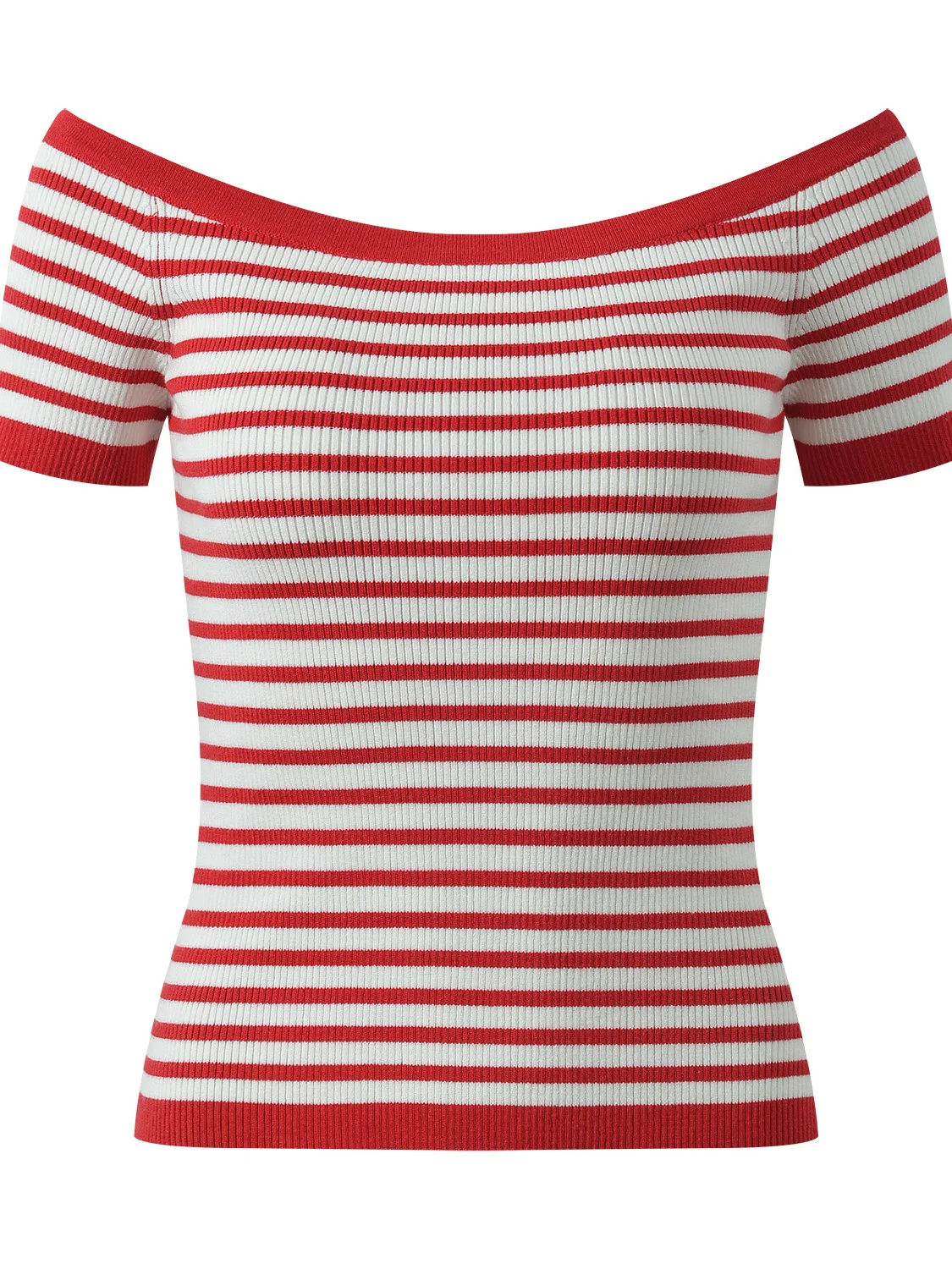 

Spring Summer 2026 Slim Fit Striped Color Blo Knitted T irt Women's Commute Faion Top Quali Ladies Knitwear