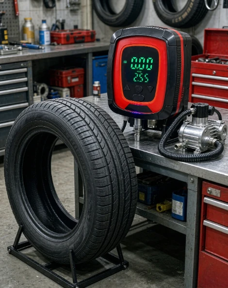 Automatic Tire Inflator Deflator with Preset Pressure, Portable Digital Tire Pump for Car Nitrogen/Compressed Air