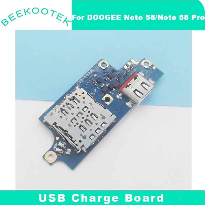 New Original DOOGEE Note 58 Pro Note 58 USB Board Base Dock Charging Charge Port Board With Mic For Doogee Note 58 Pro Phone