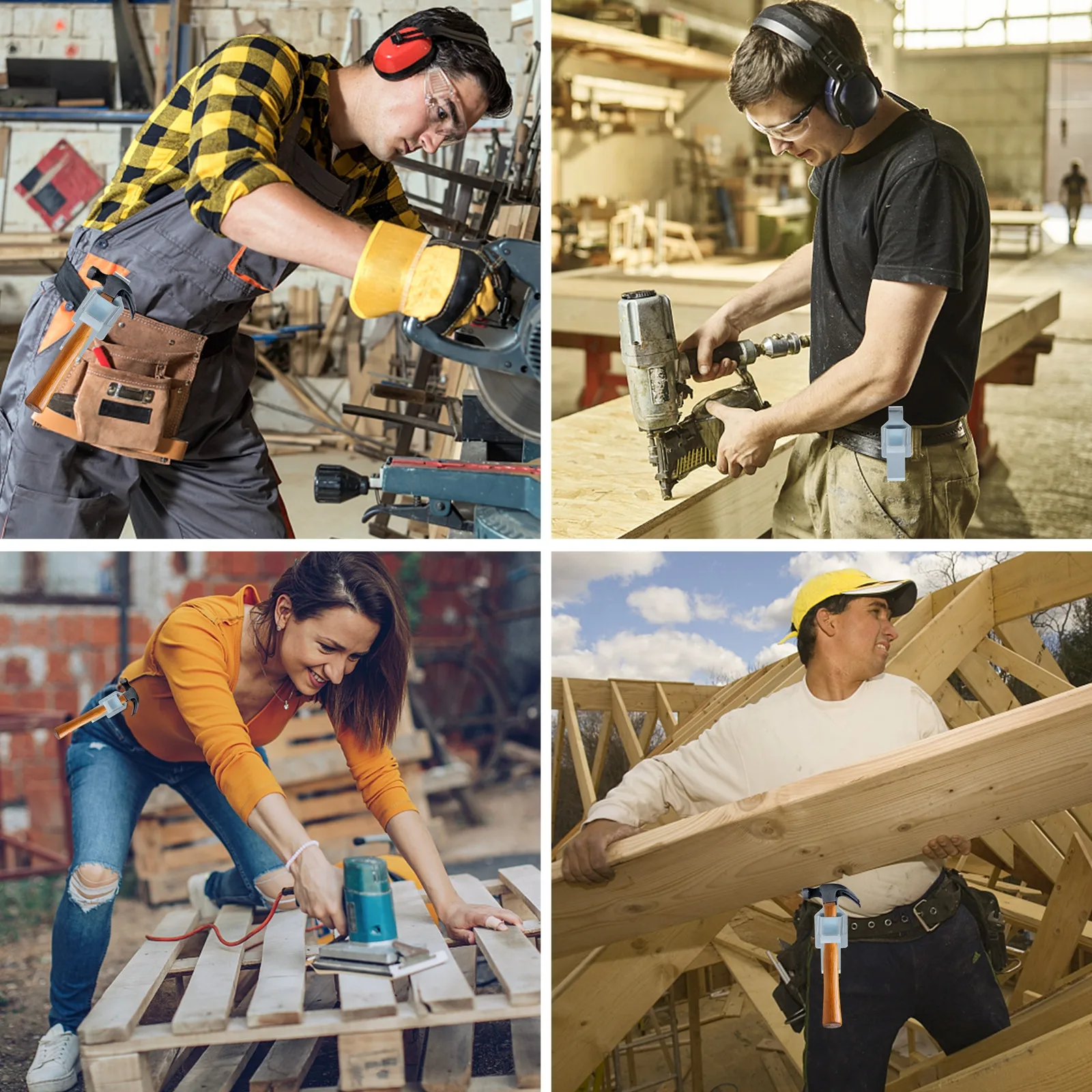 1Pcs Drill Storage Belt Rack Rugged Tool Holding Waist Hook Efficient Storage Solution with Hanging Slots for Hand Tools