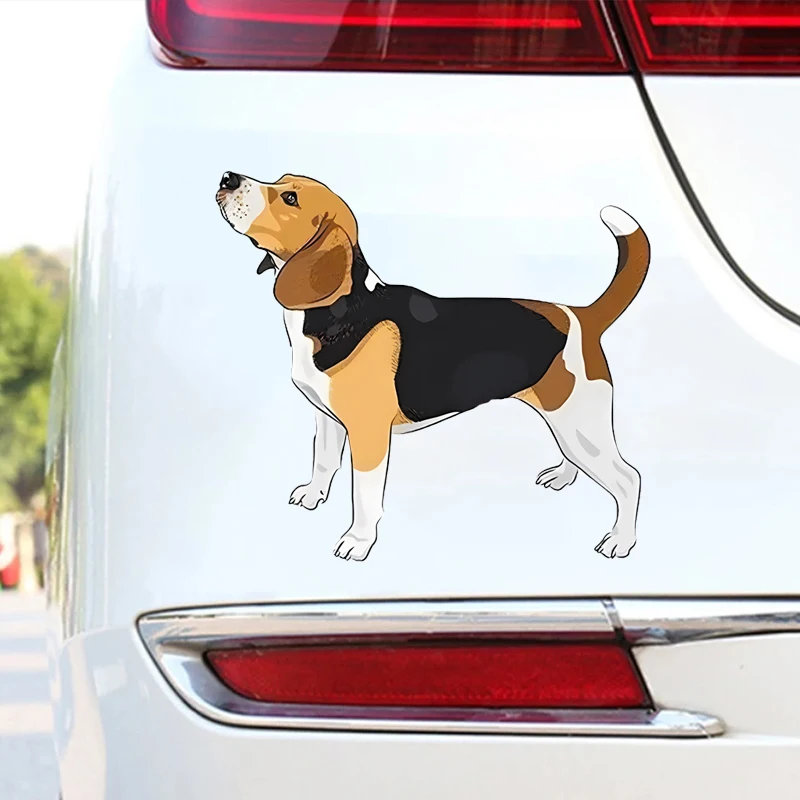 

Beagle Dog Graphic Car Sticker For Laptop Water Bottle Car Truck Motorcycle Window Wall Cup Toolbox Guitar Scooter Decals