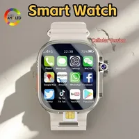 DW99 Smart Watch 49mm 4G/5G LTE Android 9.0 System 180° Rotating Camera WIFI GPS S9 Ultra Smartwatch Men NFC Google Play Store