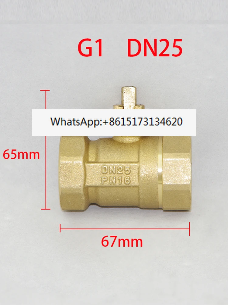 All copper electric two-way three-way ball valve DN15 20 25 32 40 50