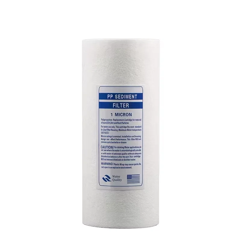 

1pcs Big fat PP cotton filter element Sediment Filter 10 inch 5 Micron Polypropylene Shower Filter Water Filter Cartridge