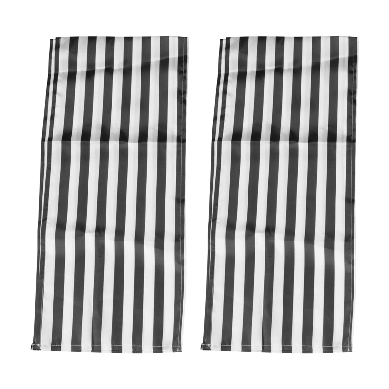 Striped Table Runner Polyester Table Decor Tablecloth For Indoor Outdoor Events Family Dinner(Black And White,2 Pack) CNIM Hot