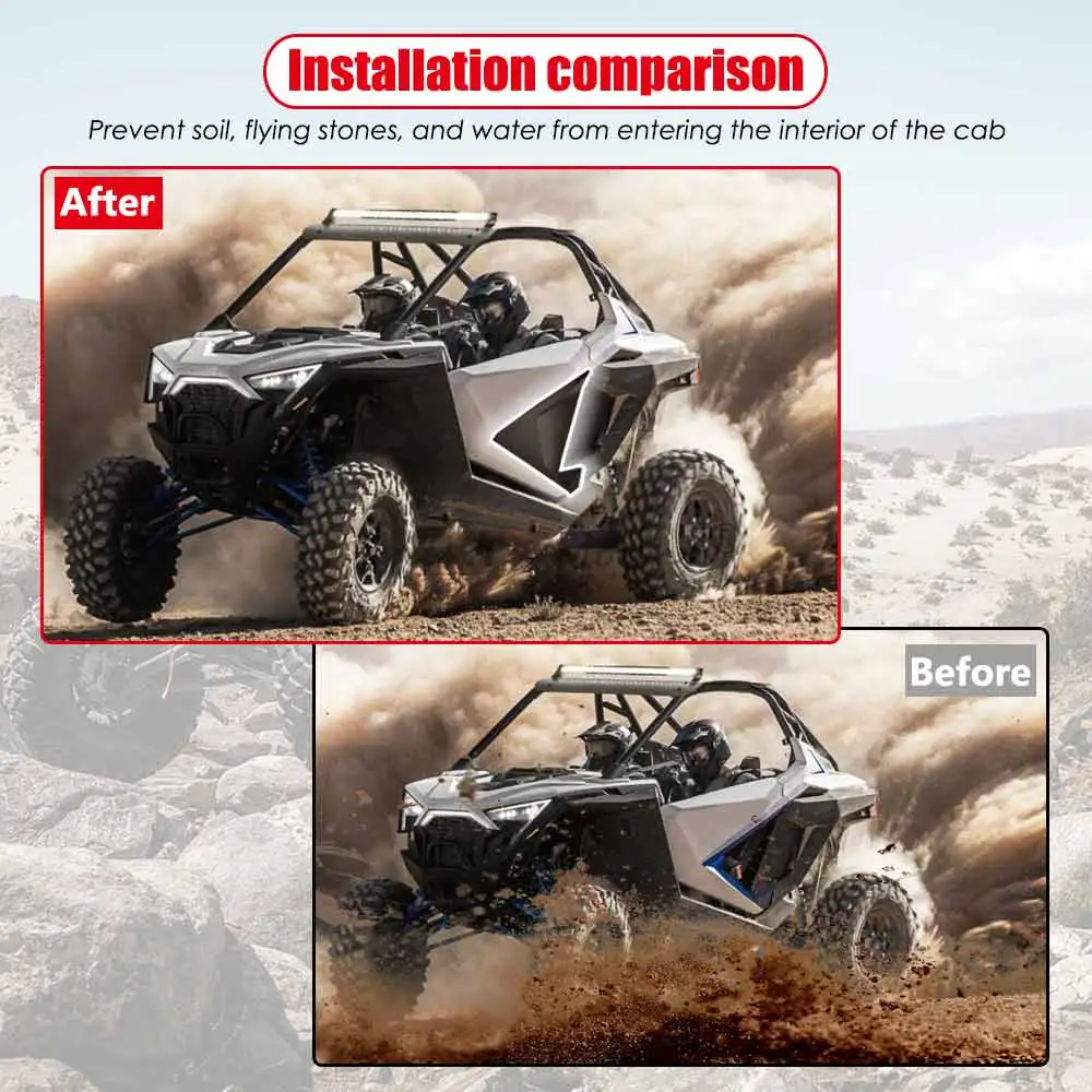Panele Drzwi UTV ATV Polaris RZR PRO XP - usage example