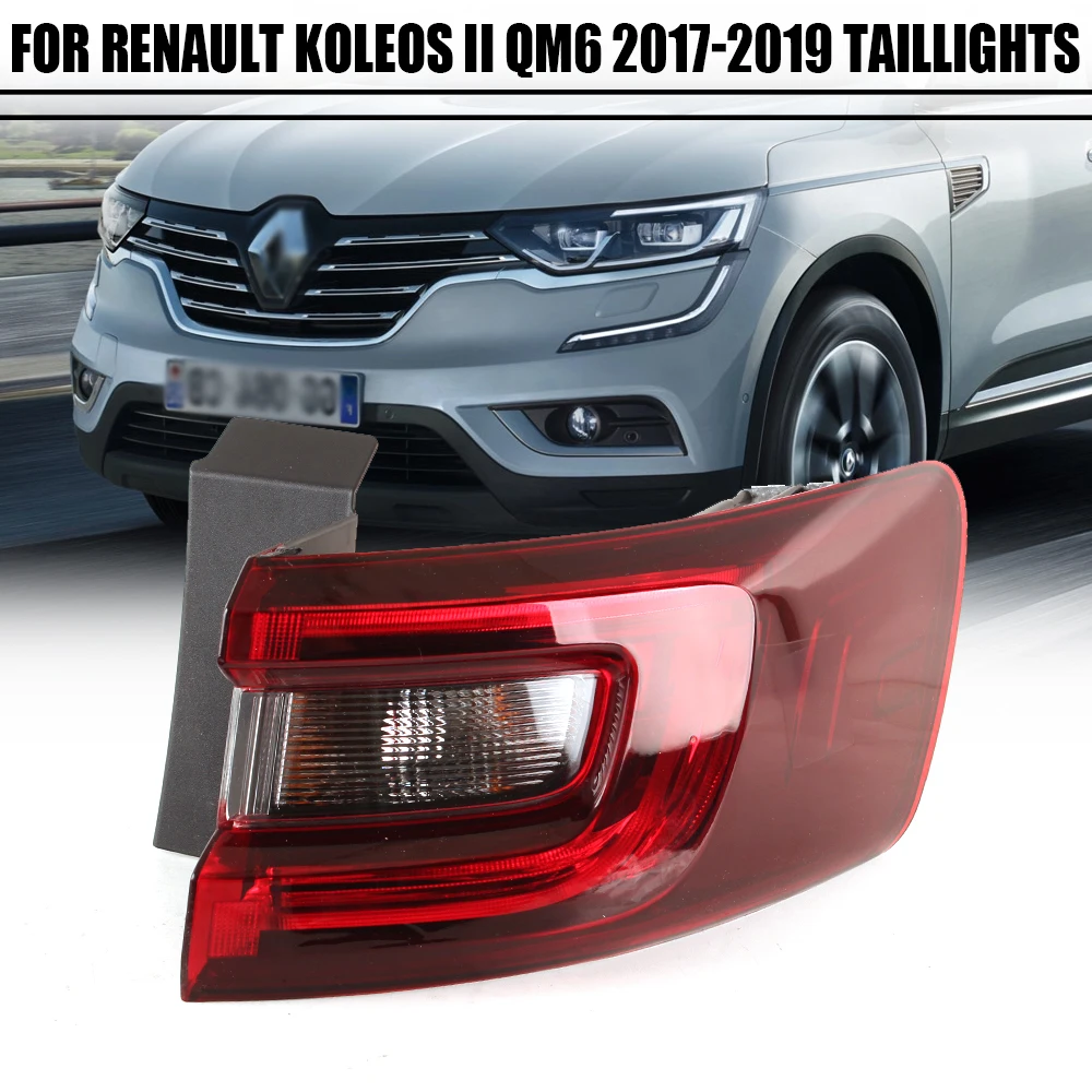 Left/Right Side Tail Lamp For Renault Koleos II QM6 2017 2018 2019 Rear Tail Light Brake Lamp with