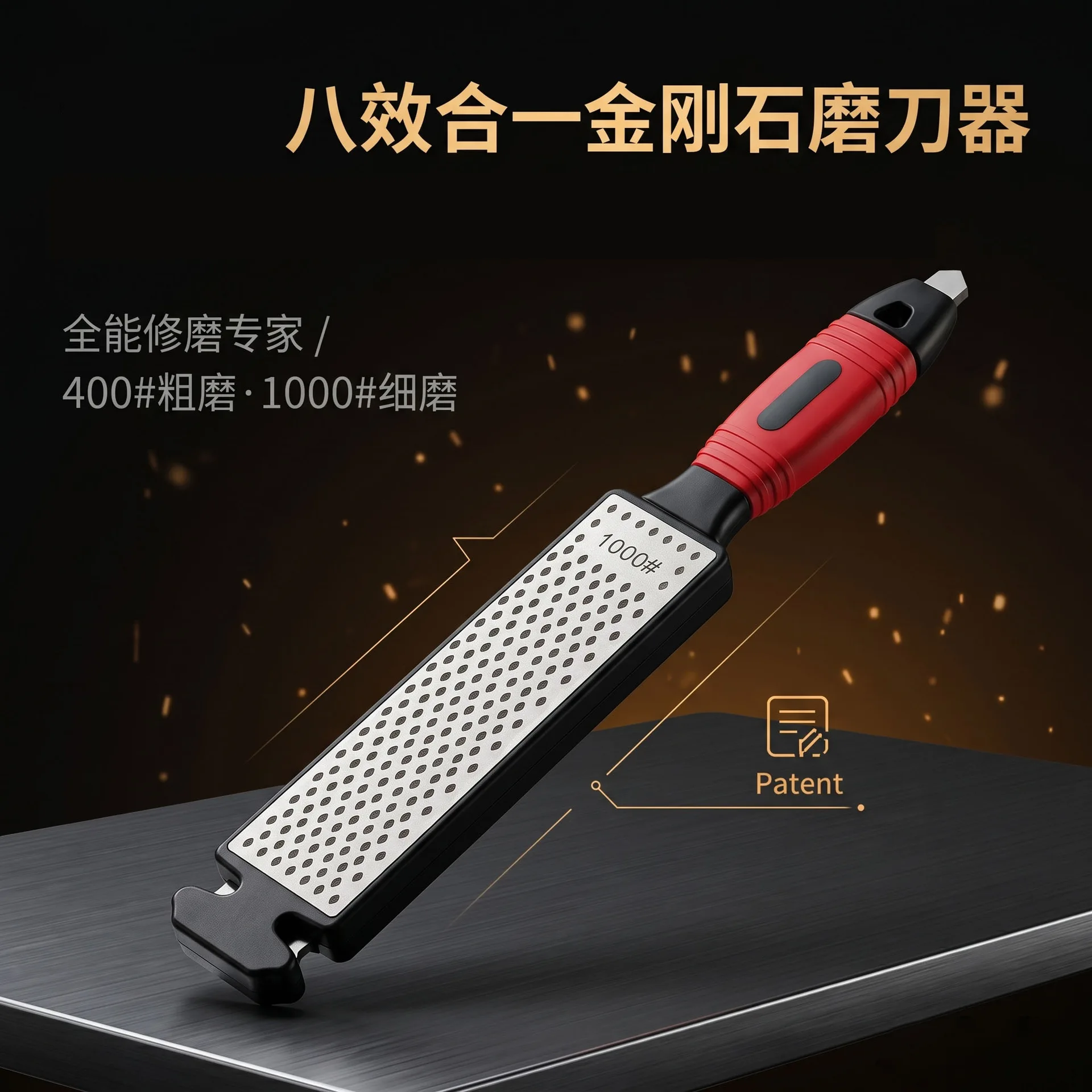Wholesale Kitchen Tools Sharpeners Ceramic Diamond Sharpeners Five-purpose Multifunctional