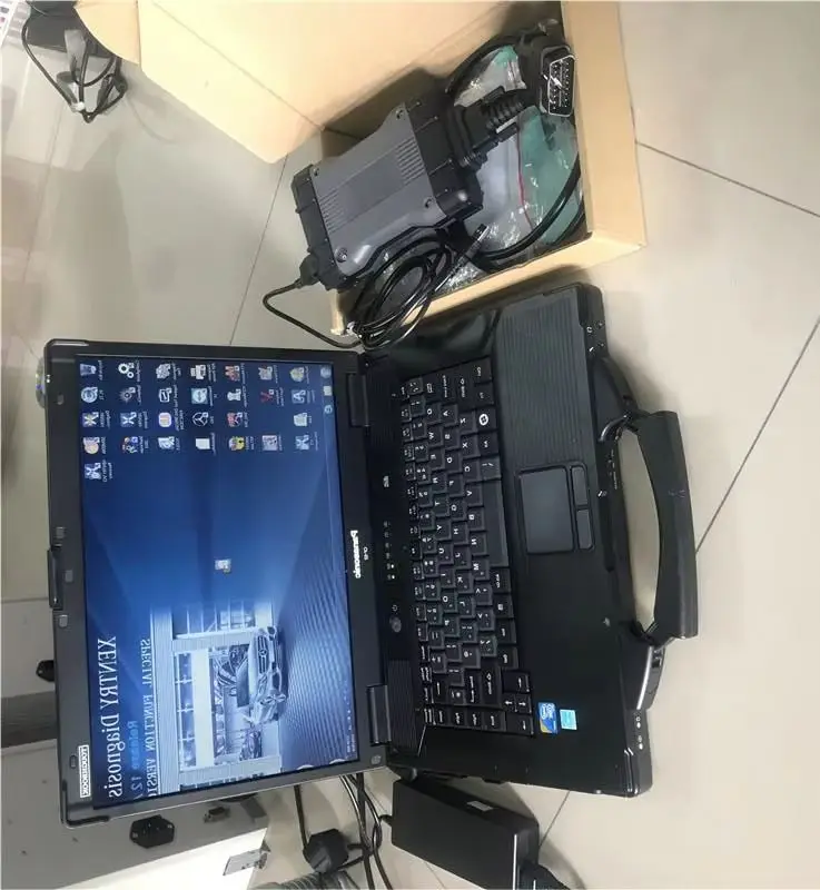 Laptop CF52 for Panasonic Toughbook MB Star VCI C6 Software V09.2026 Win10 Multi-language SSD Wifi Connect Auto Diagnostic Tool