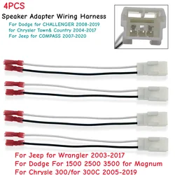4 szt. Adapter głośnika złącze wiązki przewodów SP-6514 72-6514 zamiennik dla Jeep dla Dodge dla Chrysler głośnik samochodowy-linia
