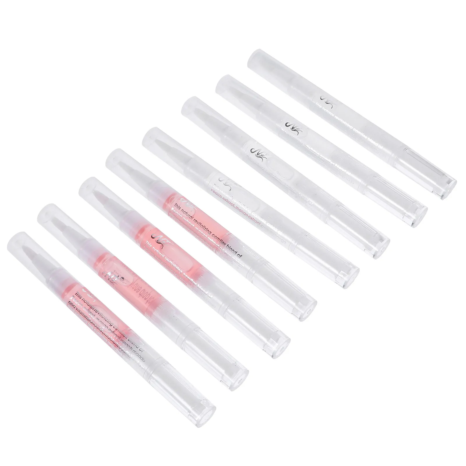 8Pcs Nail Cuticle Oil Pen Efficient Precise Application Nail Repairing Oil Pen Hydrate Rejuvenate Cuticles Healthy Nails