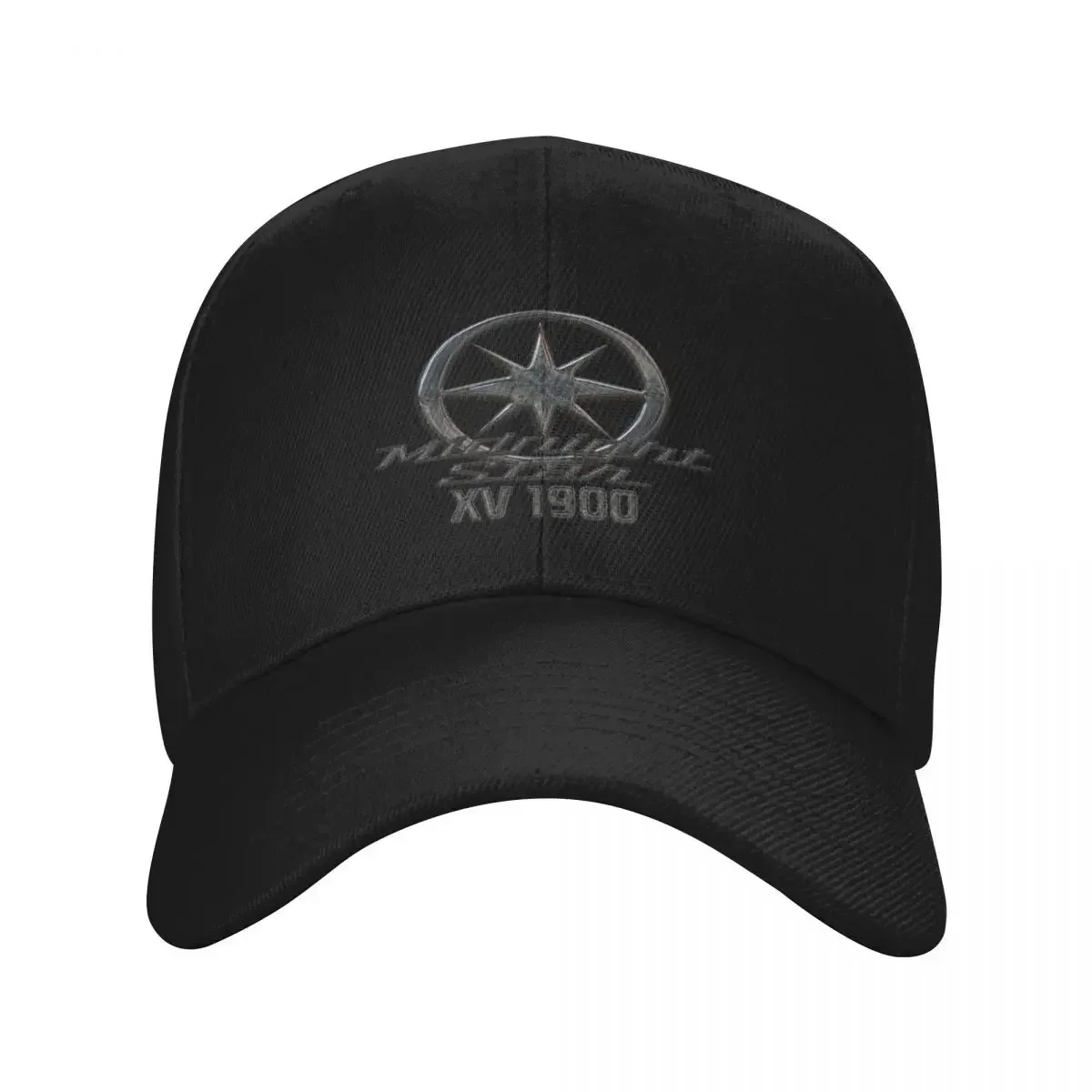 Boné de Beisebol de Metal com Logo Midnight Star XV 1900, Boné de Luxo Masculino, Boné Grande, Boné para Golfe, Bonés Femininos 2025, Masculino