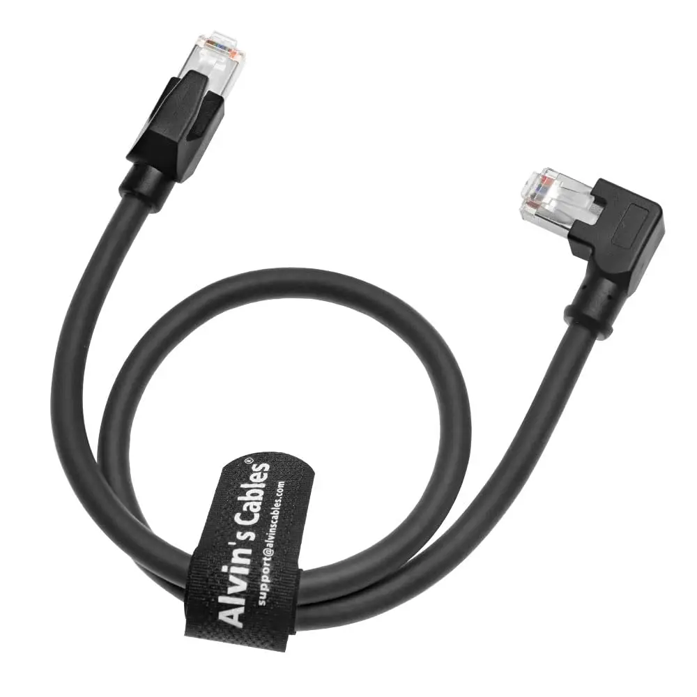 Alvin's Up Angle CAT6A Shielded Ethernet Cable 2m for PLC Robotics