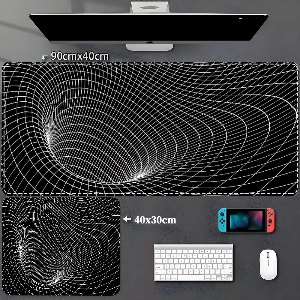 

Black Hole Mousepad Table Mat Gamer Mousemats Office Mouse Mat Rubber Anti Slip Big Keyboard Mats For Computer