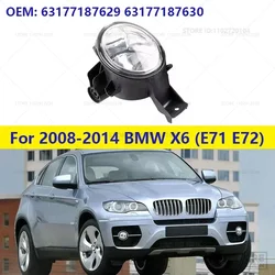 For 2008-2014 BMW X6 (E71 E72) Front Bumper Fog Light Lamp (No Bulb) 63177187629 63177187630