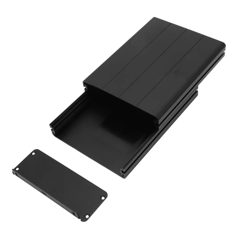 45*122*160mm Aluminum Shell Aluminum Alloy with Bending Plate Aluminum Box Matte Black Aluminum Case Metal Housing