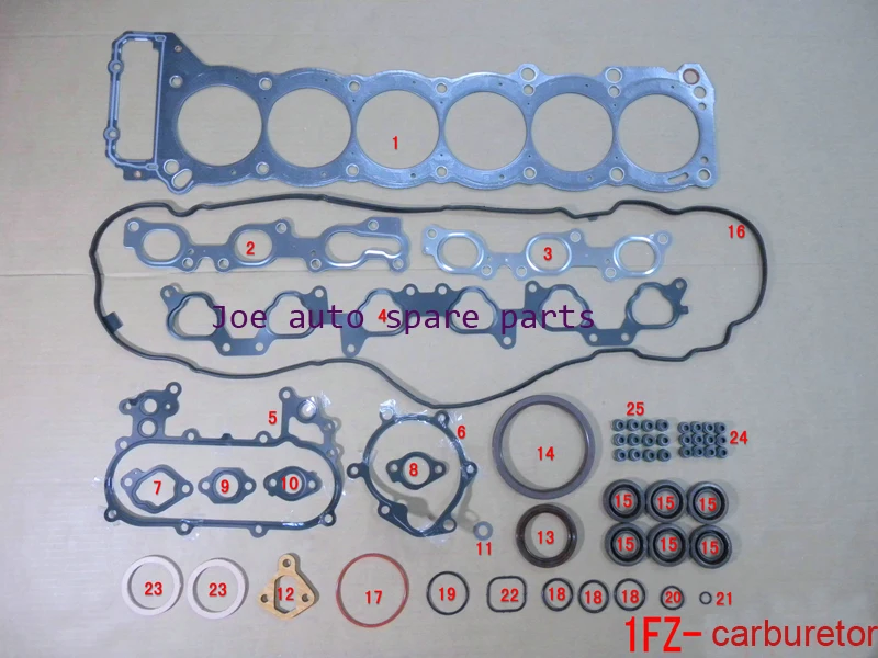 1FZ 1FZFE Engine complete Full Gasket Set kit for Toyota LAND CRUISER BUNDERA 100 4.5L 4477CC 1992-2006 10089700 11115-66031