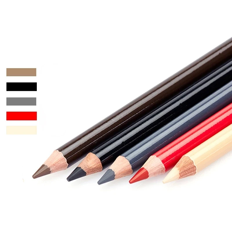 1pcs Waterproof Semi Permanent Eyebrow Design Lips Tattoo Positioning Pencil Sweat-proof No Fade Concealer Pen with Cap