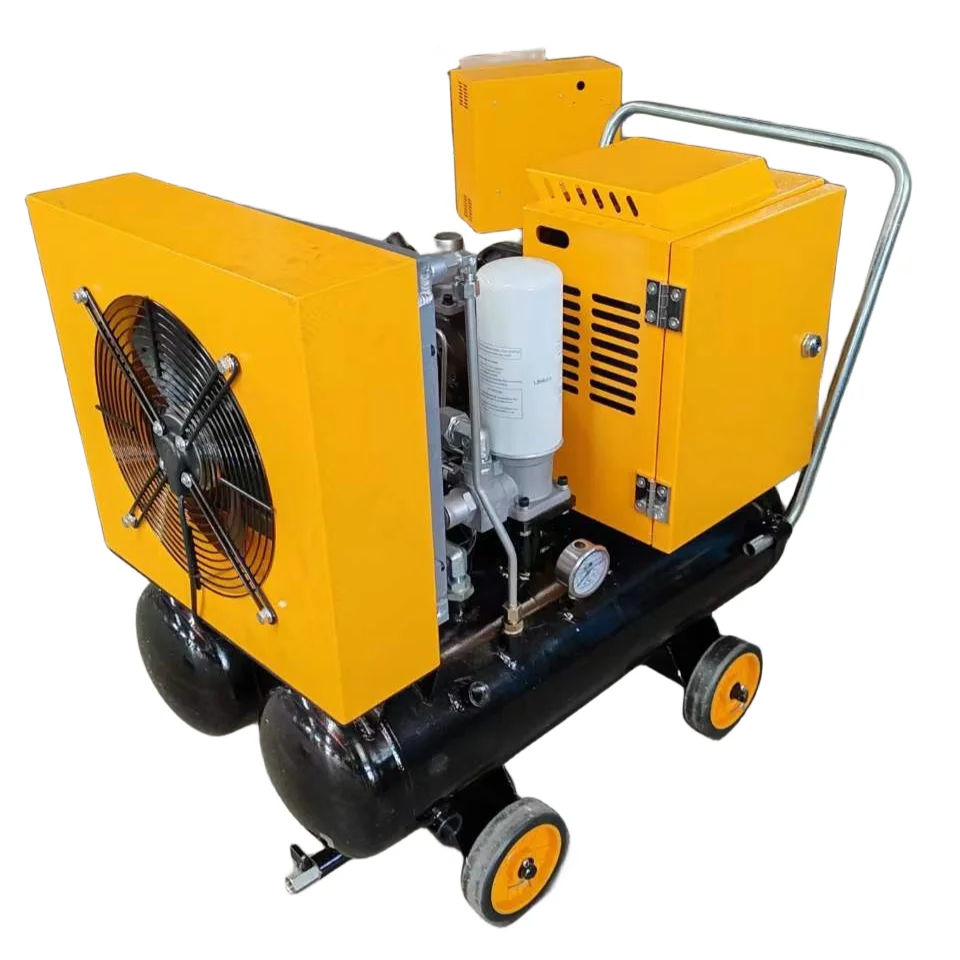 

Mobile Screw air Compressor Spray Painting 10HP 15hp Spray Painting