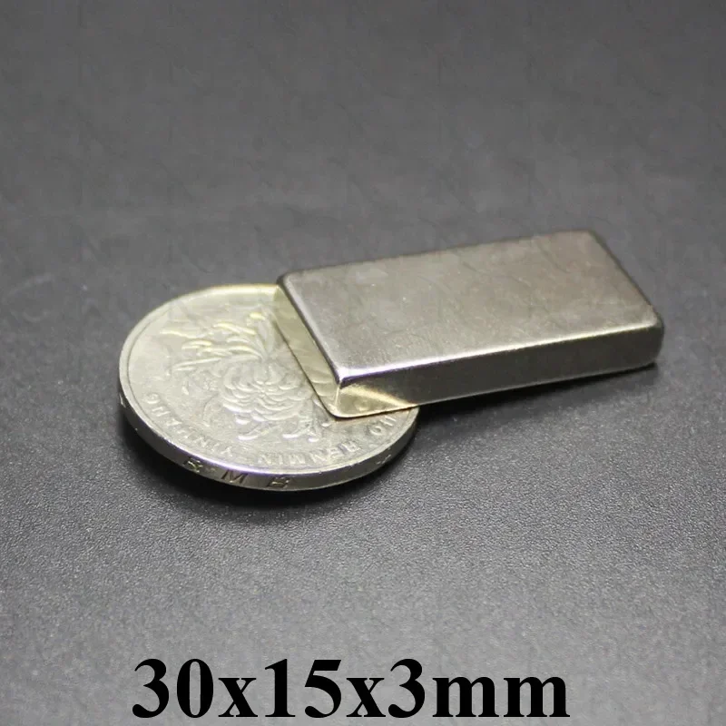 30x15x3mm Quadrate Magnet 30x15x3 mm For Home Refrigerators, Offices DIY 30x15x3mm