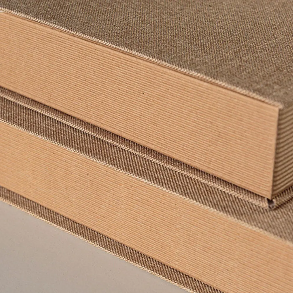 1Pcs Simulation Book Decor Cloth Art Vintage Lifelike Photo Prop for Home Bar Tea Shop Decoration 22x15.5x4.5 Simulation Book