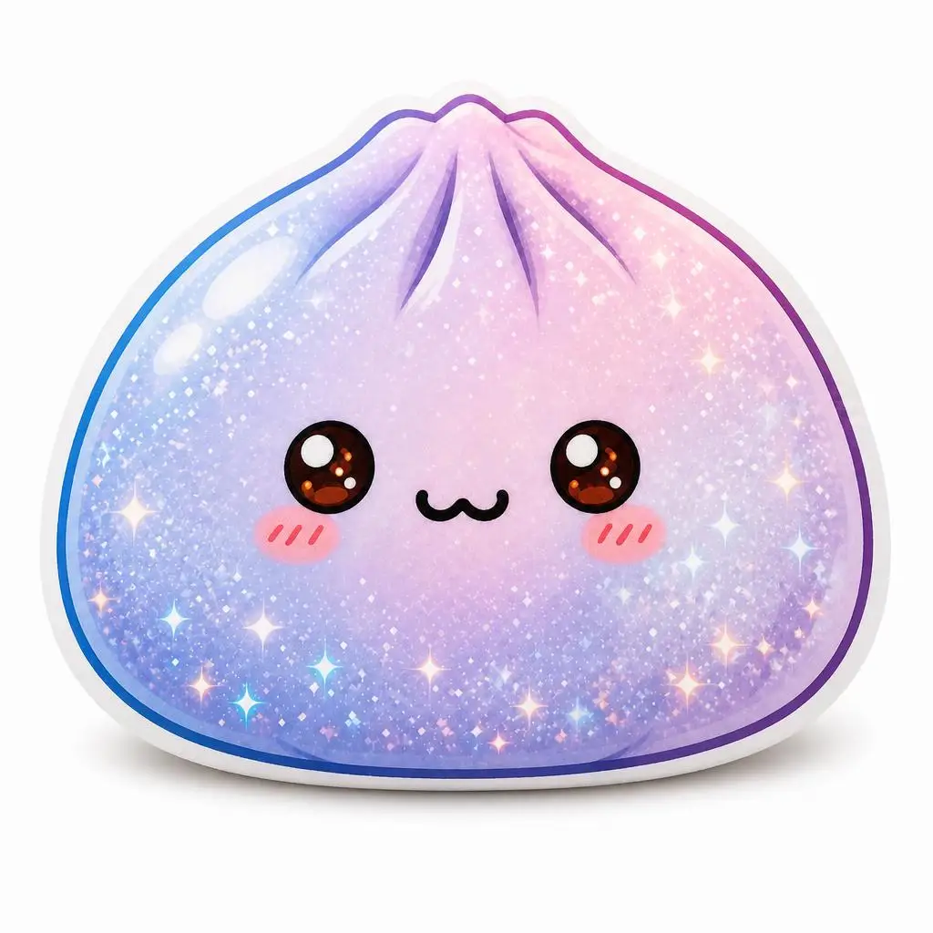 Kawaii Glitter Dumpling Cute Plush Pillow Cushion Irregular Stuffed Throw Pillow Home Decor Gift Sofa Bed Couch