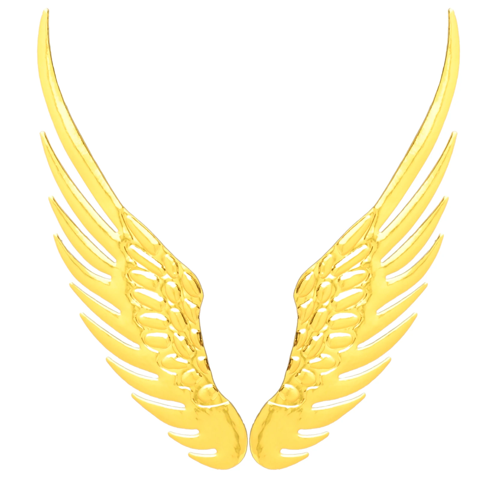 3D PVC Scratch Wing DIY Decal Sticker Pair for Car and Motorcycle Compatible with Various Vehicle Models Design