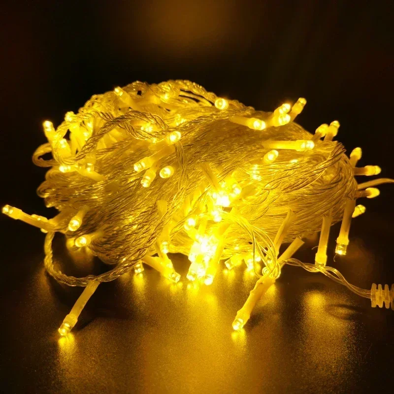 

5m-100m Christmas Garland Lights Led String Fairy Light Festoon Lamp Outdoor Decorative Lighting for Wedding Party