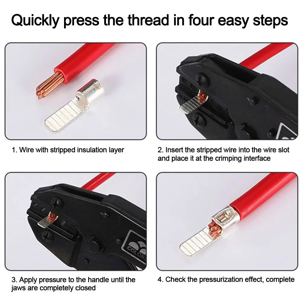 Copper Tin Plated C45 Terminals Copper Solder Joint Pin-Shaped DZ47 Circuit Breaker Plug Cable Wire Lug Electrical image 5