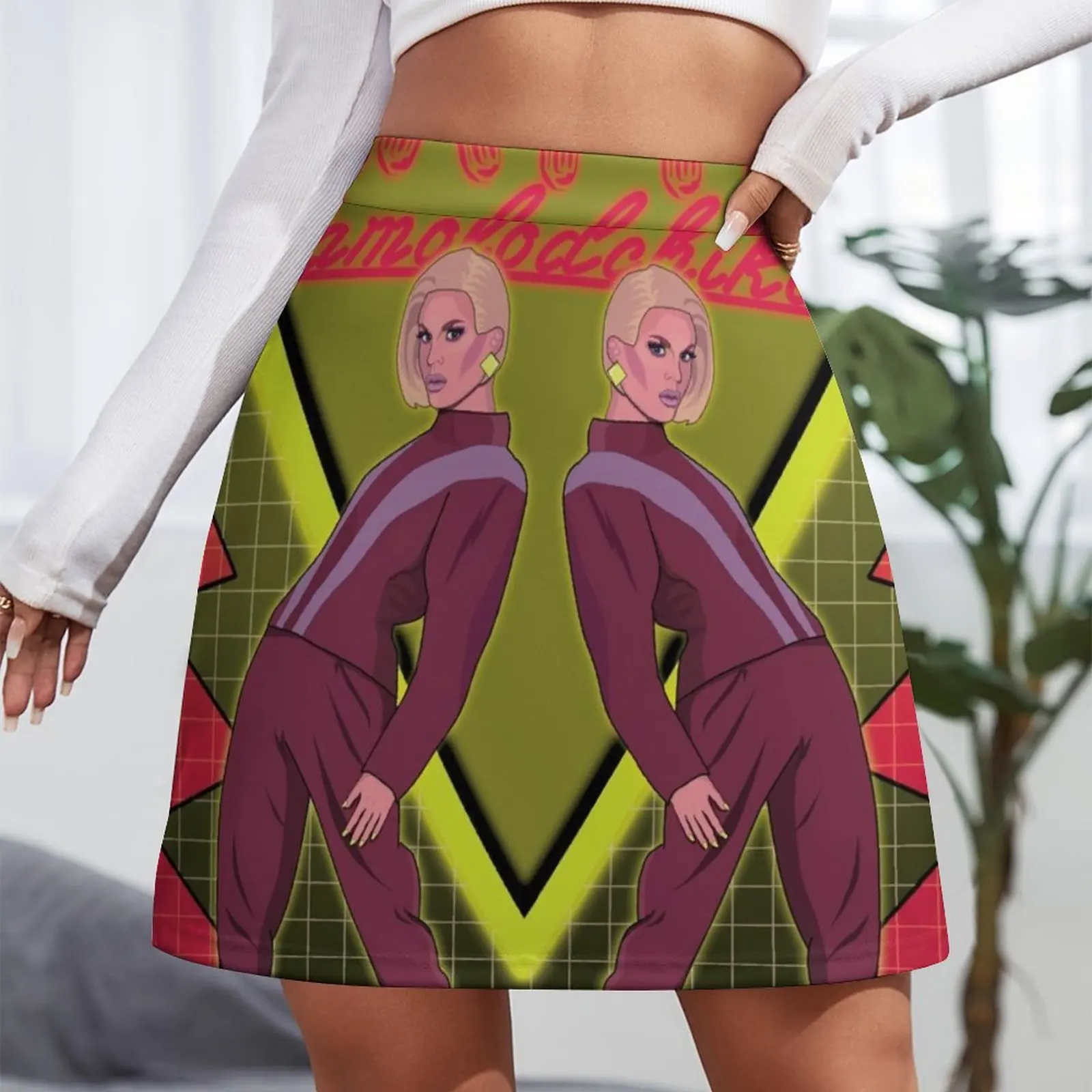 Katya Zamolodchikova - Pants on the runway Mini Skirt korean women's clothes kawaii skirt Women's skirts