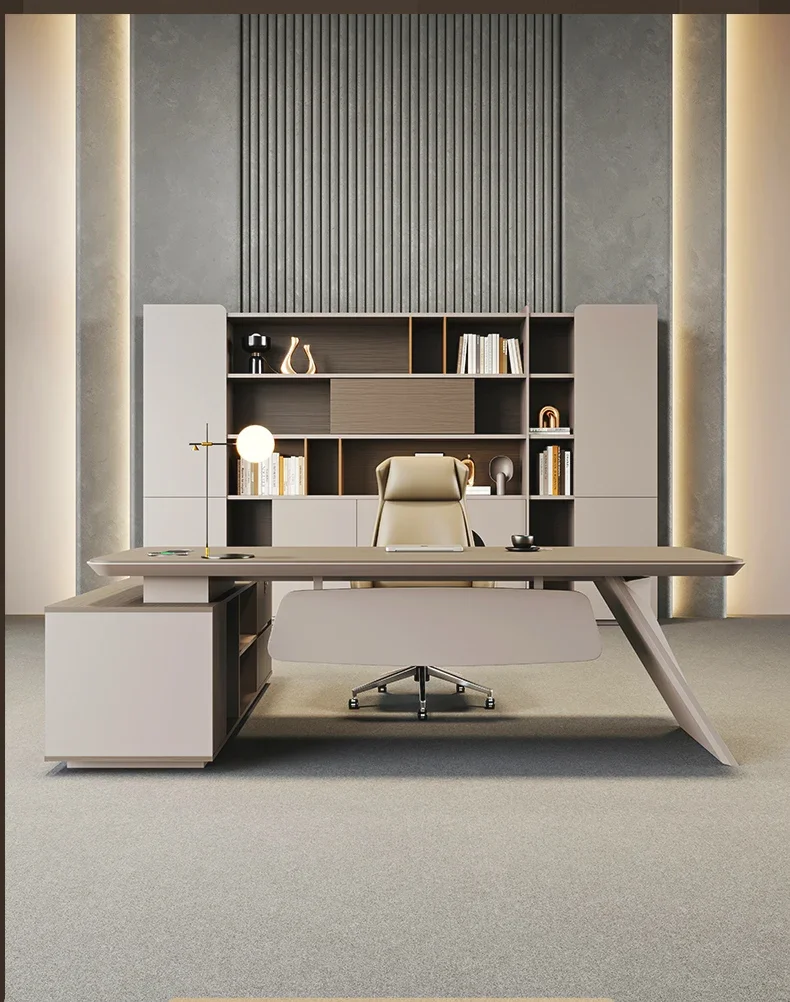 Office File Background Cabinet Modern Boss Bookcase Open Display Data Storage Office Cabinet