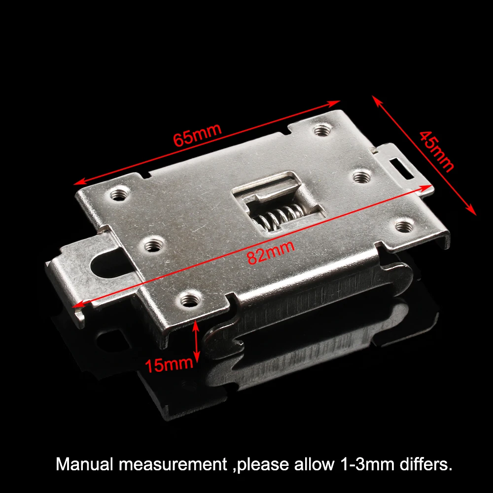1PCS single phase SSR 40DA 25DA AA DD 35MM DIN rail fixed solid state relay clip clamp