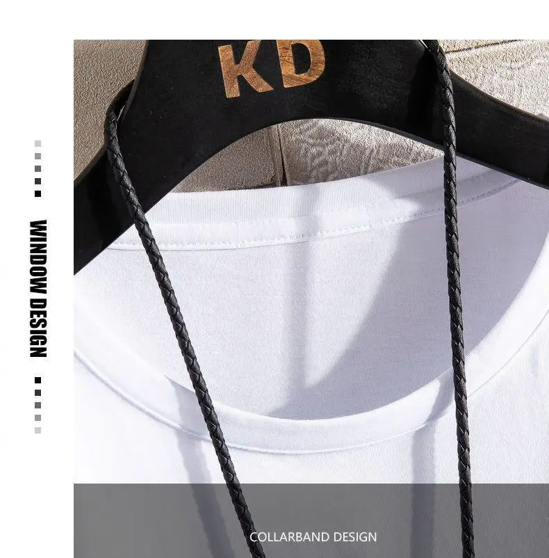 A Short-sleeved T-shirt for Men's Summer Fashion in 2025, Light, Breathable and Quick-drying, A Comfortable Choice for Summer