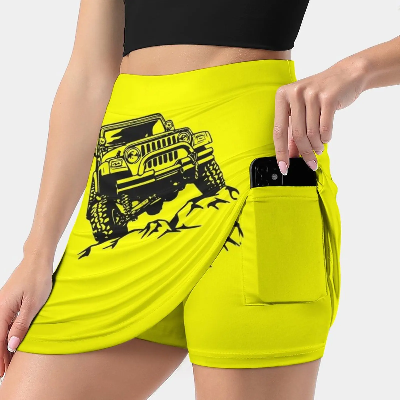 

Women's skirt With Hide Pocket Tennis Skirt Golf Skirts Badminton Skirts Running skirts Car Vehicle Vineyard Unisex City Motor