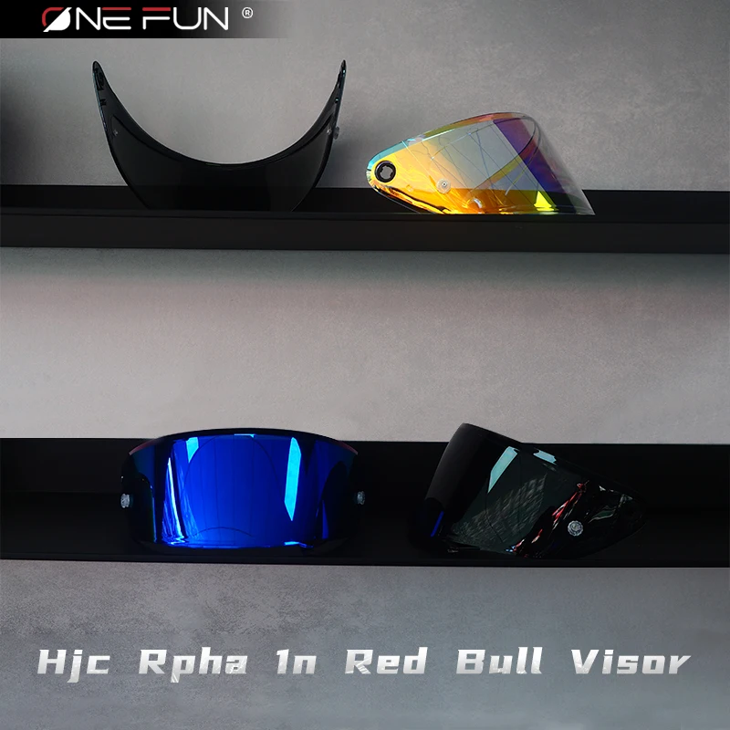 

Helmet Visor For HJC Rpha 1N HJ-35 HJ35 Full face Photochromic Helmet Anti-Fog Pinlock Lens Mask Black Rainbow sliver Shield