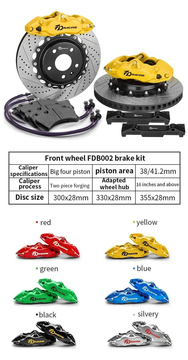 High Performance Upgraded modified Top Big Brake Kit Series Disk Brake Calipers Pads Line Full Set For BM